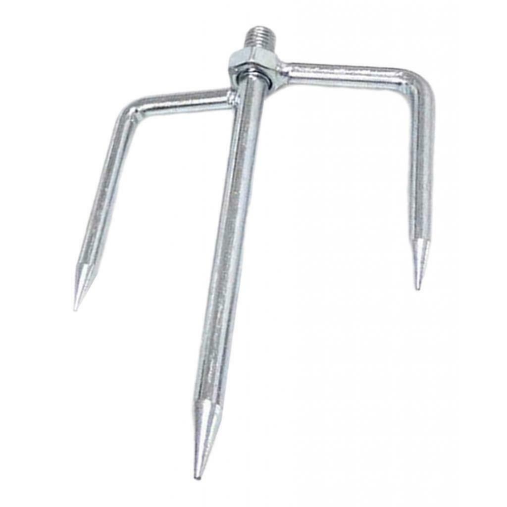 Outdoor Fishing Umbrella Ground Spike Windproof Insert Plug 12mm Screws S