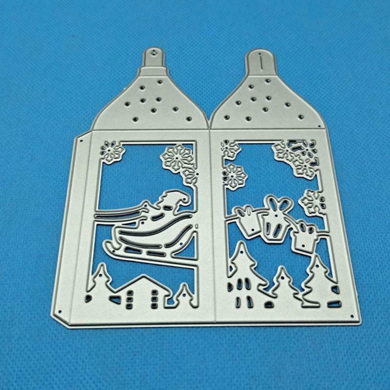 Christmas Deer Box Metal Cutting Dies Stencil DIY Scrapbooking Album Paper Card
