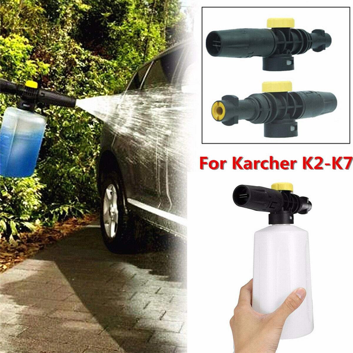 Pressure Snow Foam Washer Jet 0.7L Capacity High Pressure Washer 160bar/ 2320psi