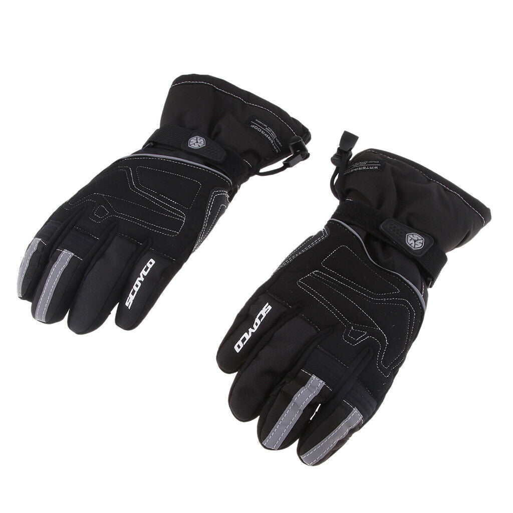 Motorbike Protective Touch Screen Gloves Winter Warm Waterproof Windproof XL