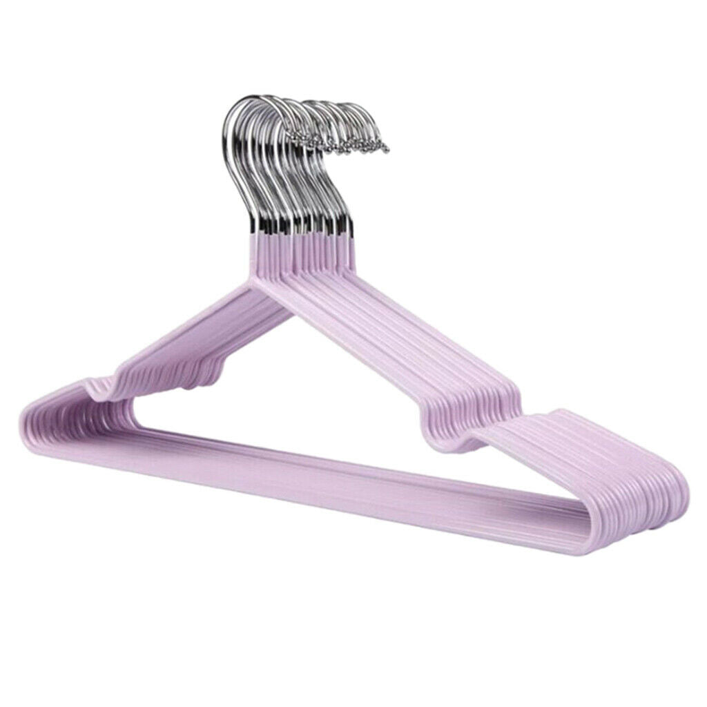 20 Counts Steel Clothes Hanger Adults Suit Hanger Organizer for Bedroom