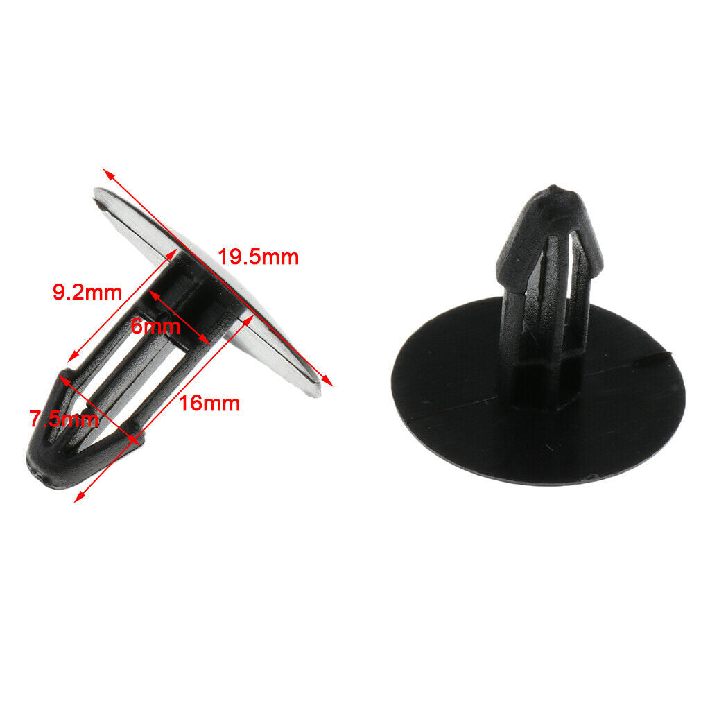100 Pieces Engine Under Cover Clips For  Accord