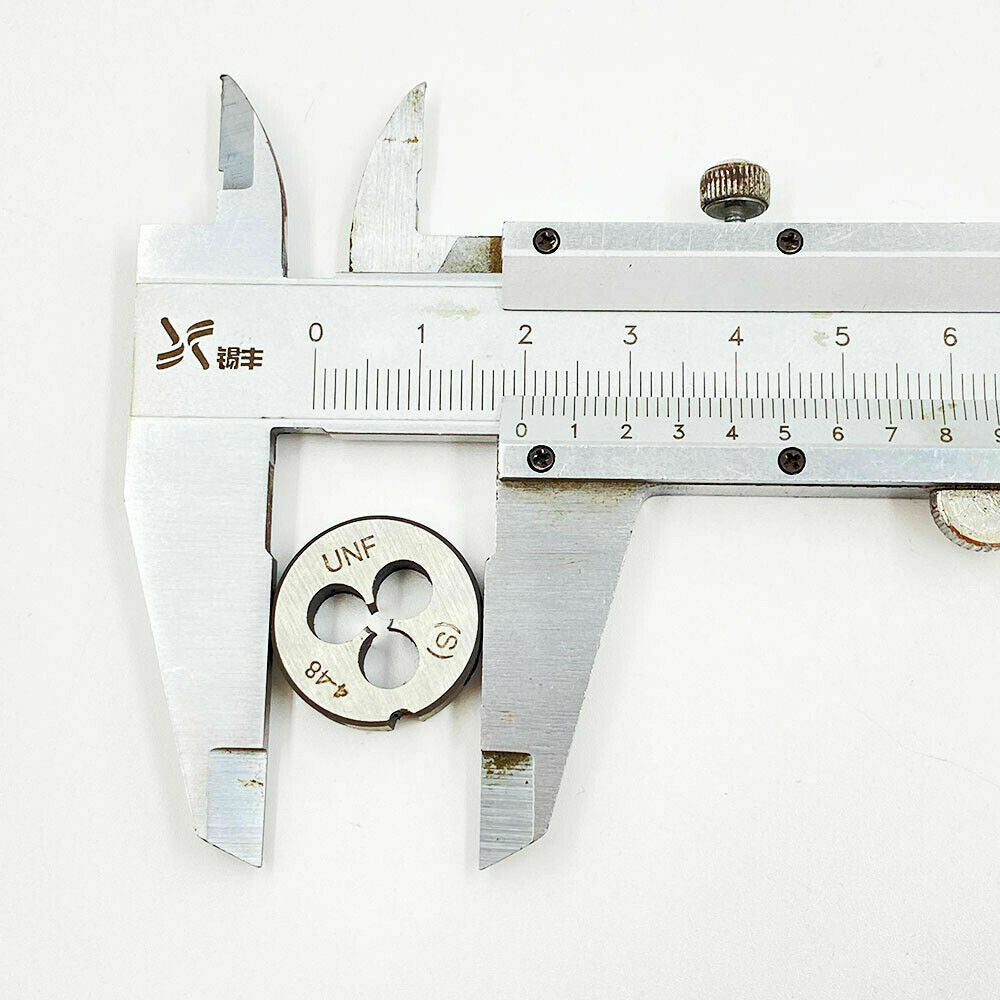 4-48 Tap And Die, UNF Machine Thread Tap And Round Thread Die Right Hand HSS
