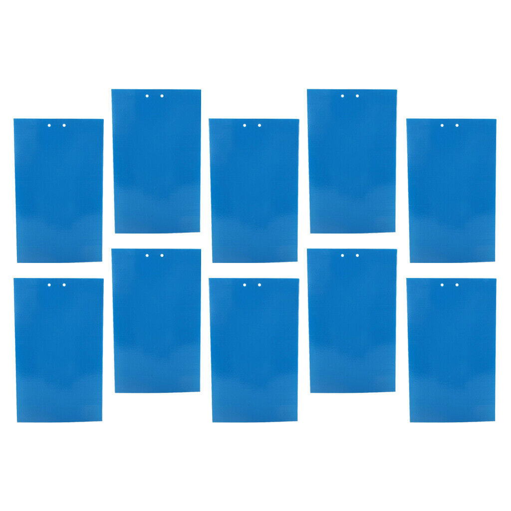 Set of 10 Sticky Traps Bug Board for Bug Useful Catchers Traps Blue