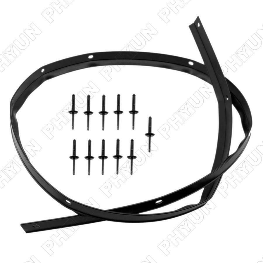 For 2008-19 Dodge Challenger Hood to Nose Fascia Bumper Seal & Rivets 68051392AB