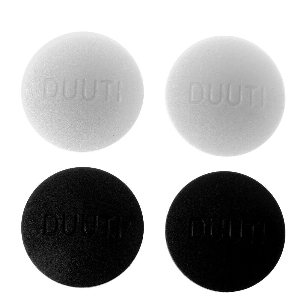 2 Pair Bicycle Handle Bar Plugs, Black & Luminous, Premium PE Grips End Caps