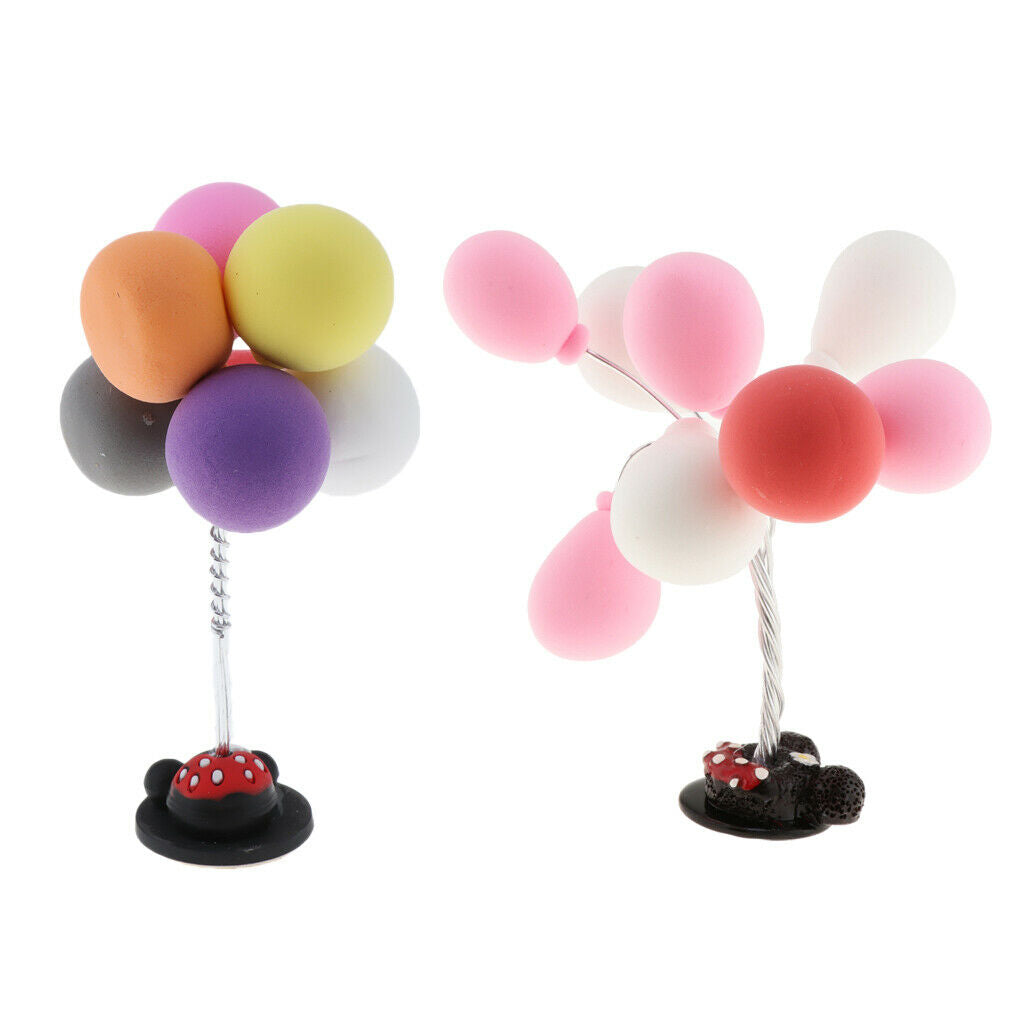 2x Car Interior Dashboard Creative Personality Balloon Decoration Ornament