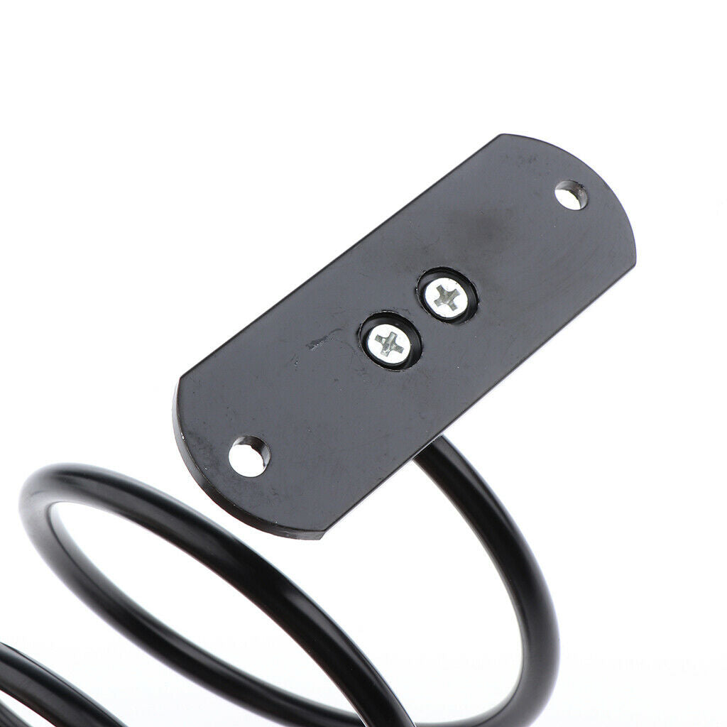 Hair Dryer Holder Aluminum Towel Drain Rack Bathroom Antirust Shelf Black