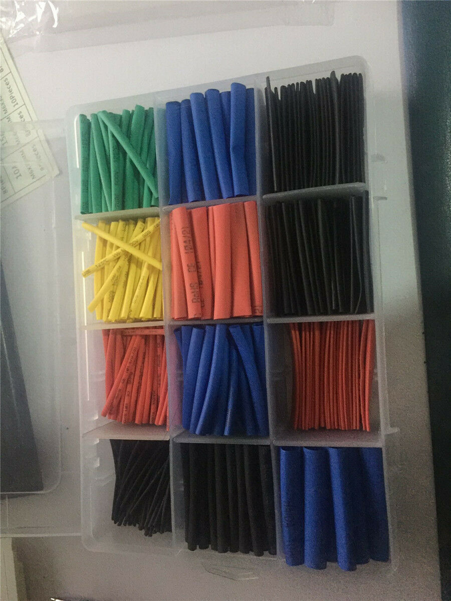 560pc Insulation Heat Shrink Tubing 2:1 Electrical Wire Cable Wrap Assortment-US
