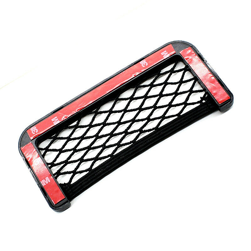 1PCS Car Seat Side Back Storage Net Bag Phone Debris Storage Bag Car Accessories