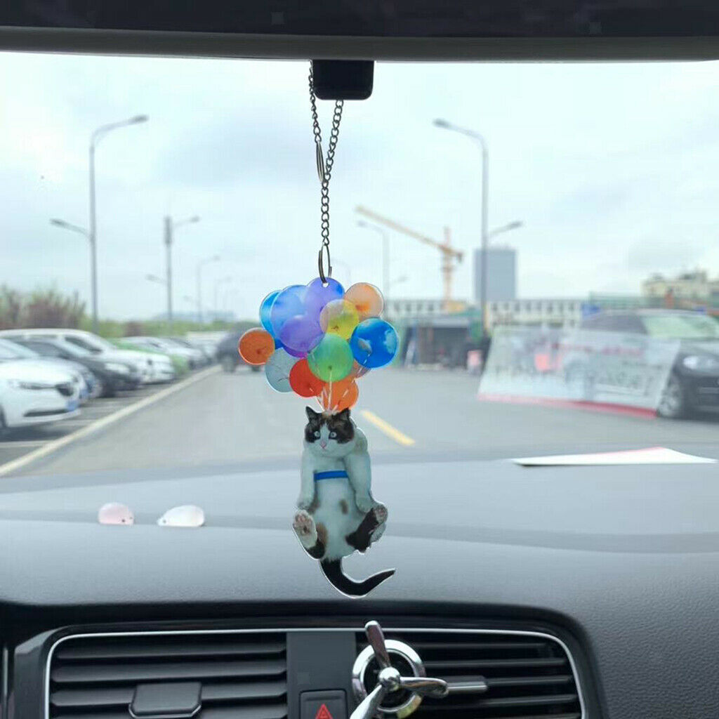 Lovely Rear View Mirror Pendant Acrylic Handbag Cellphone Hanging Ornament