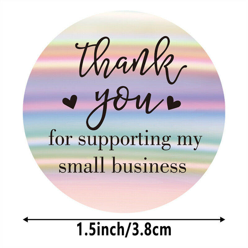 500pcs Thank You for My Small Business Stickers Paper Thank You Label Sti.l8