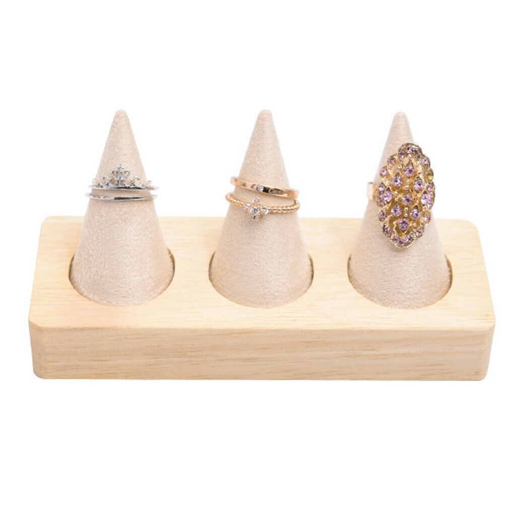 2Pcs   Jewelry   Display   Stand   Earrings   Pendants   Showcase   Tray