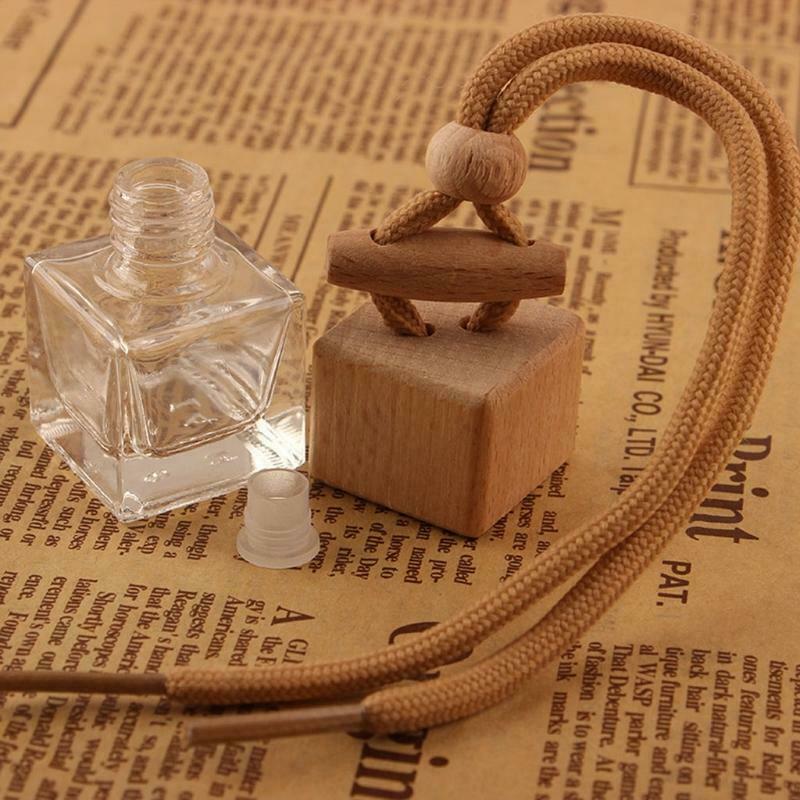 Hanging Fragrance Diffuser Perfume Glass Bottle Car Pendant Ornament