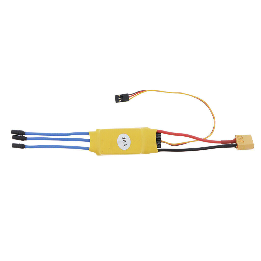 1pc 40A Brushless ESC XT60-plug For Fixed-wing