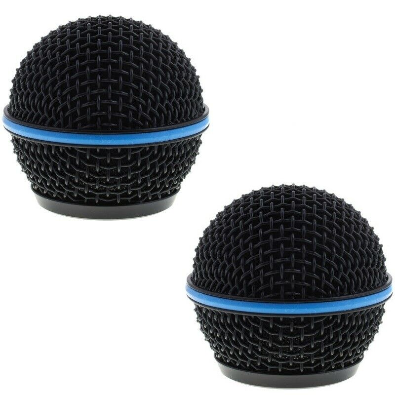 Microphone Grille Replacement for Shure RK323G Beta58A Grilles Black 2-Pack