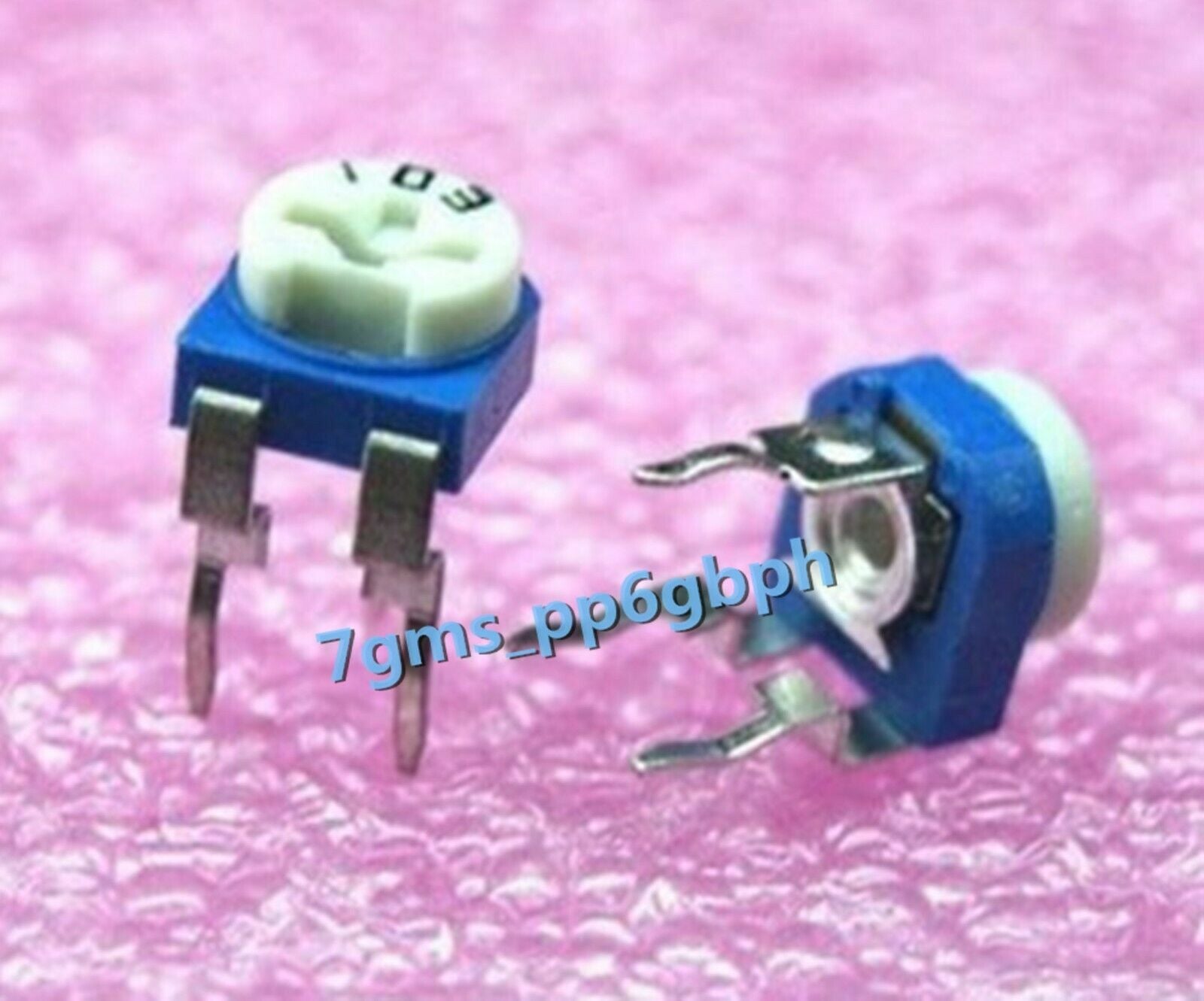 1 PCS NEW 10K(103) blue and white adjustable resistance horizontal variable