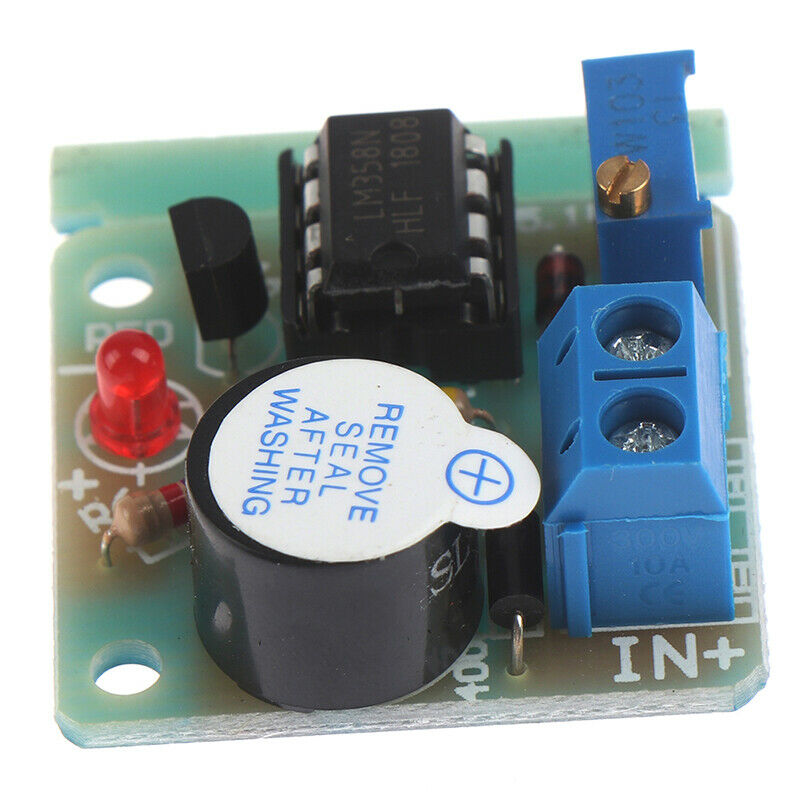 Anti Over Discharge Low Voltage Protection Module Audible Alarm Buzzer 9V 12V DD