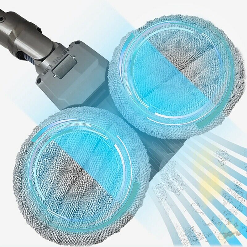 2PCS Mop Microfiber Mop Cloth for Dyson V6 V7 V8 V10 V11 Mopping Head Brush ClW5