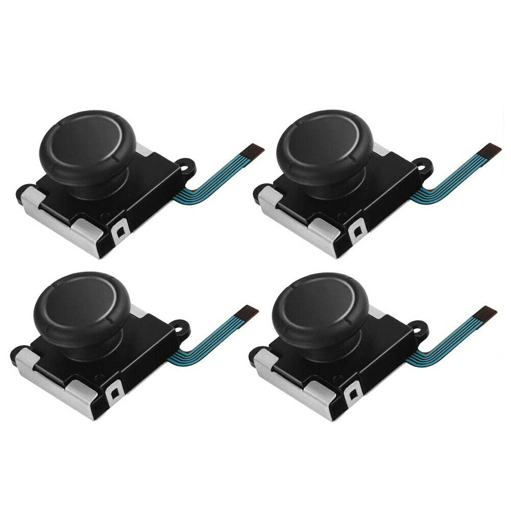 4x Joysticks for Switch/Switch Lite Replacement Controllers Thumb Grip Cap @