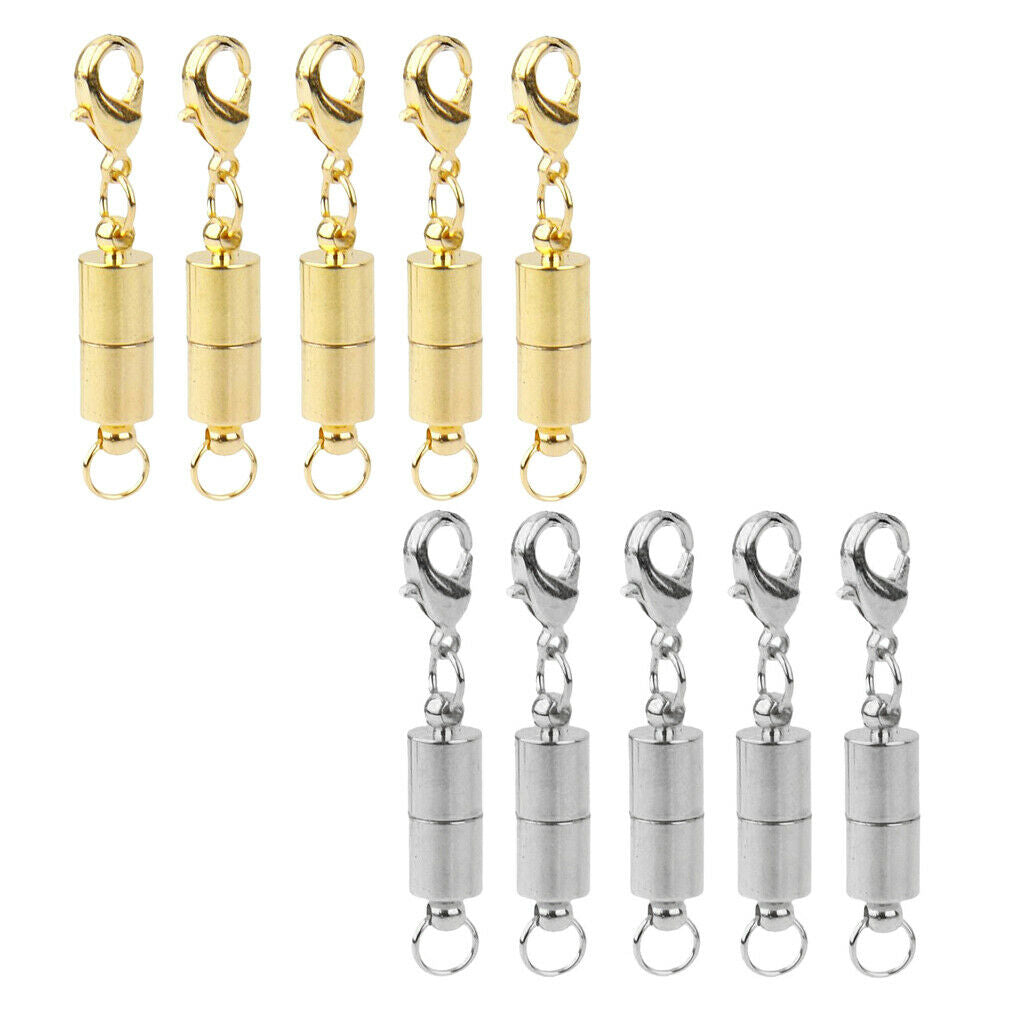 10 Sets  Clasp  Jewelry Clasps with Carabiner Jewelry Necklace Bracelet