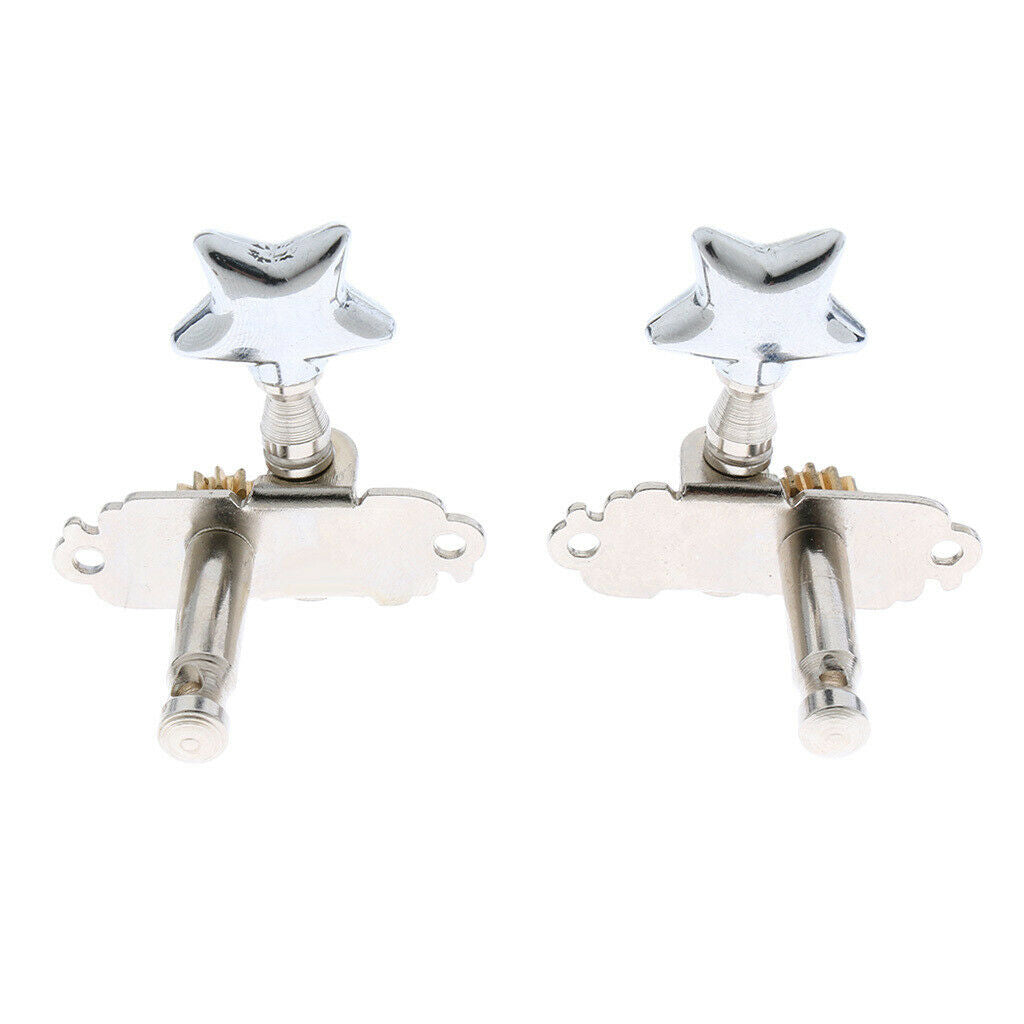 4x Guitar Tuning Peg Machine Head for Ukulele Replacement Parts Star-shaped