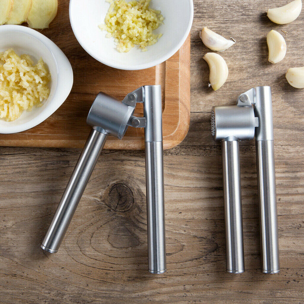 Garlic Press Crusher Chopper Presser Press Peel for Home Cooking Vegetables