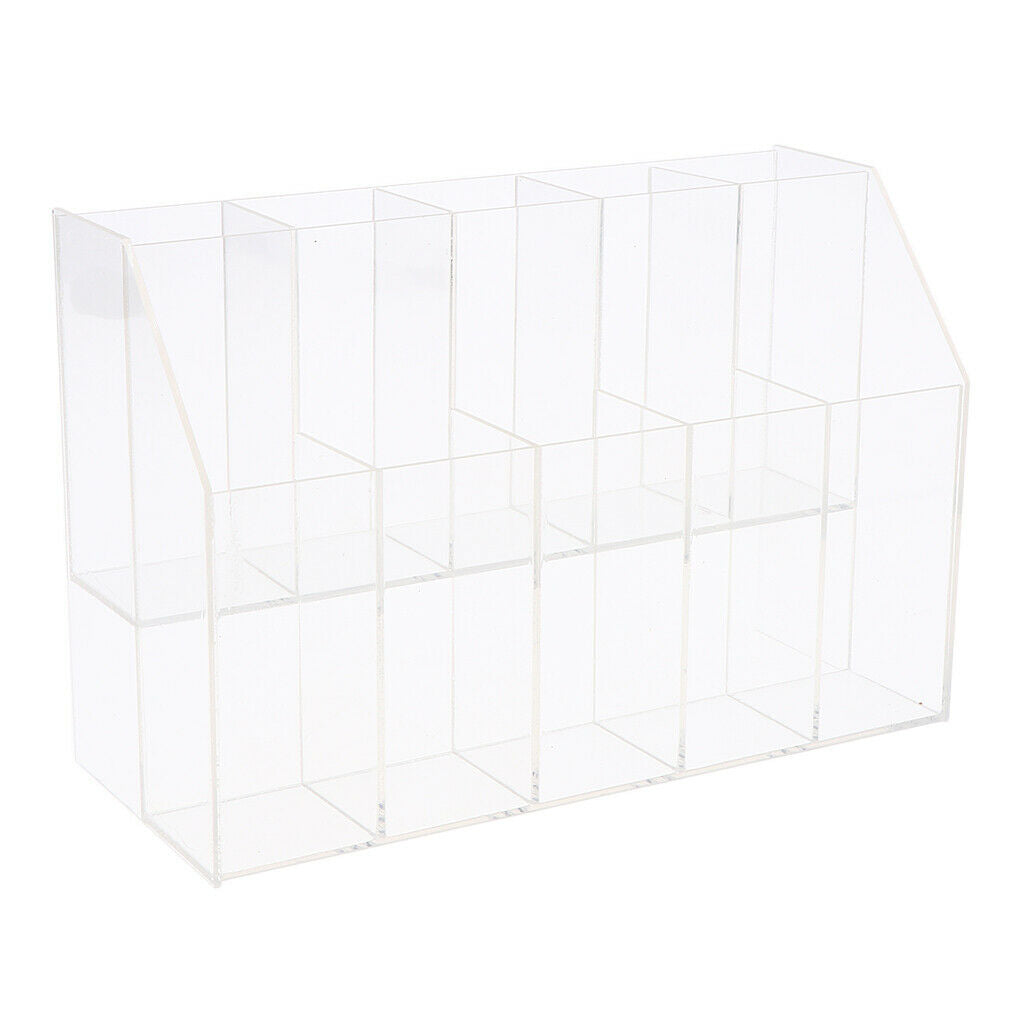 Acrylic Makeup Brush Lipstick Stand Cosmetic Organizer Display