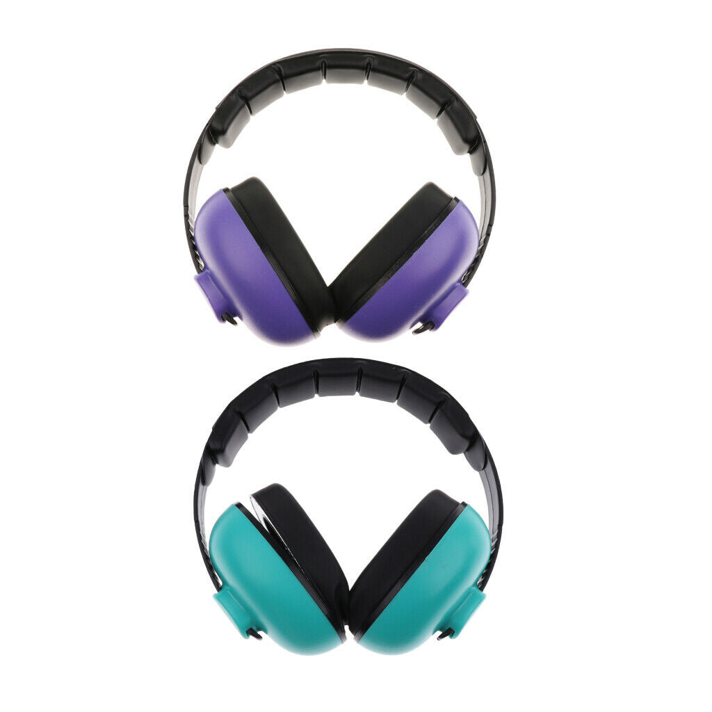 2Pieces Baby Children Ear Defenders Earmuffs Hearing Protection