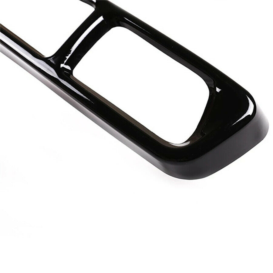 Black Exhaust Muffler Tips Tail Pipe Cover Trim For BMW 7 G11 G12 16-18 M Style