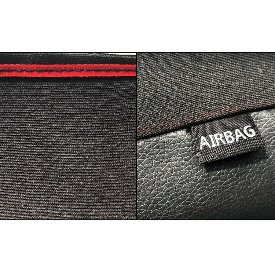 1Set Breathable PU Leather Car Seat Covers Compatible for All Car SUV