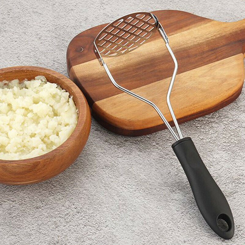 Hand Held Mashed Potatoes Crusher Puree Juice Maker Kitchen Fruit Vegetab.l8