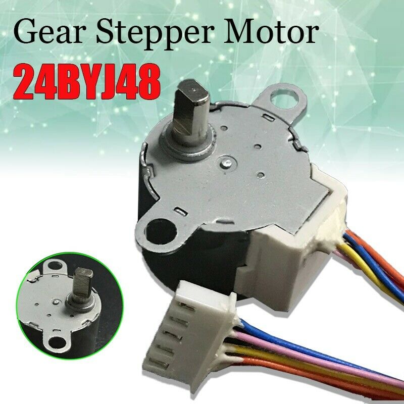 24BYJ48 Gear Stepper Motor DC 12V 5 wire 4 Phase Mini Geared Reduction Motor
