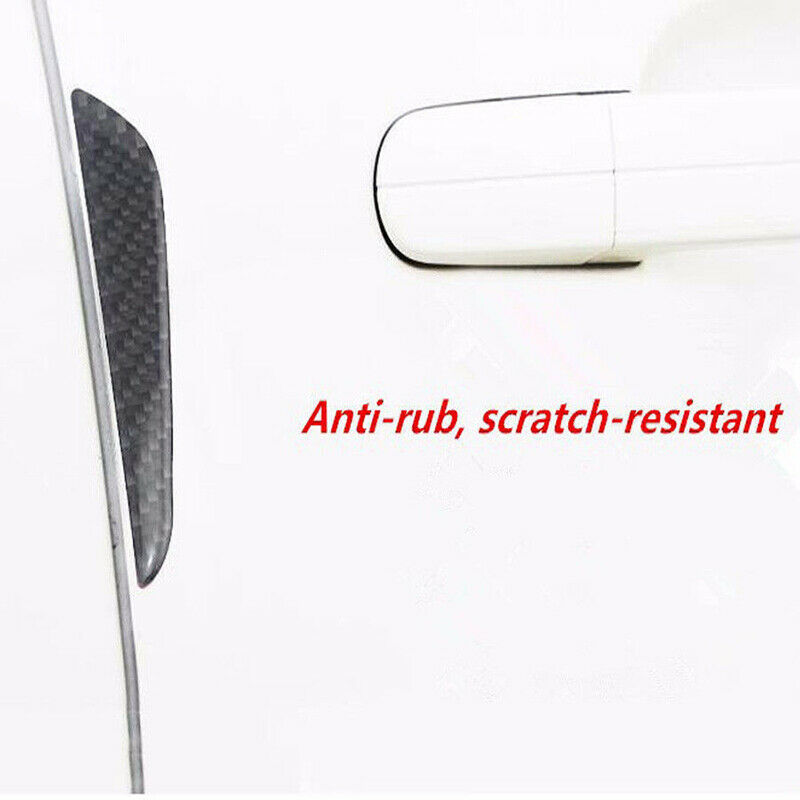 4x Anti-collision Trim Carbon Fiber Car Door Edge Guard Strip Protector B.l8