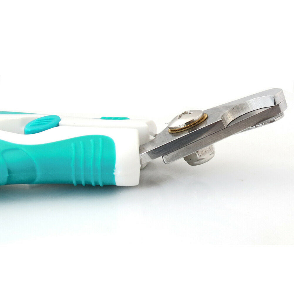 Pet Nail Clippers Nail File Set Stainless Steel Dogs Cat Dead Skin Scissors @