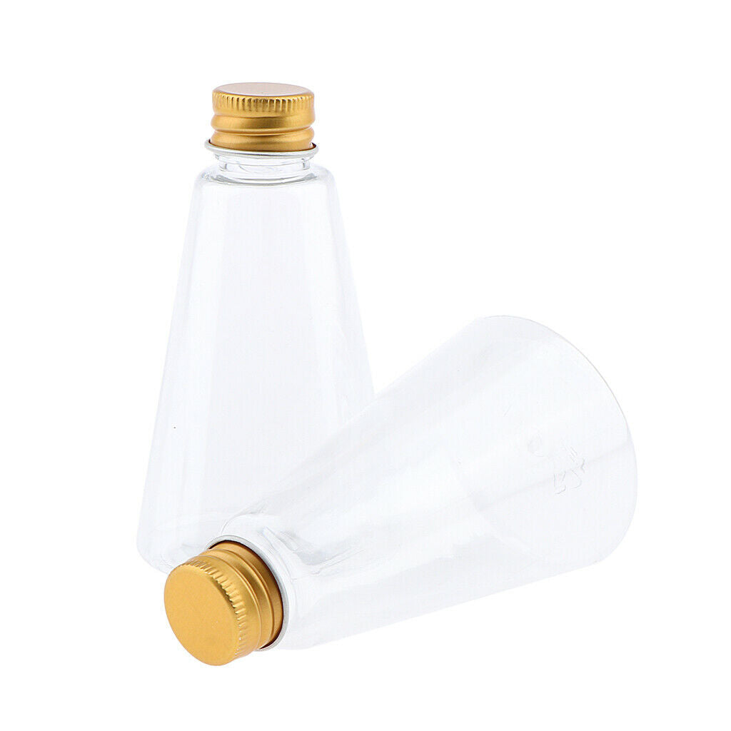 Premium Empty Plastic Bottles Clear Travel Containers Refillable BPA-free