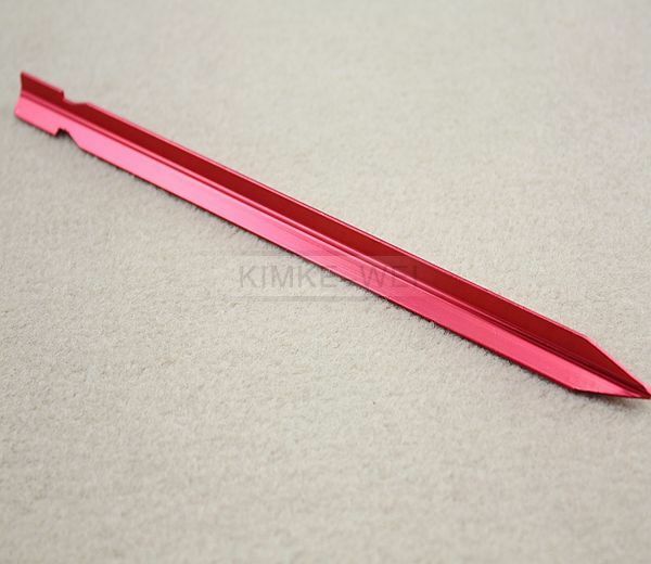 Pack of 10 Red Aluminium Tent Pegs Camping Trip New 9"
