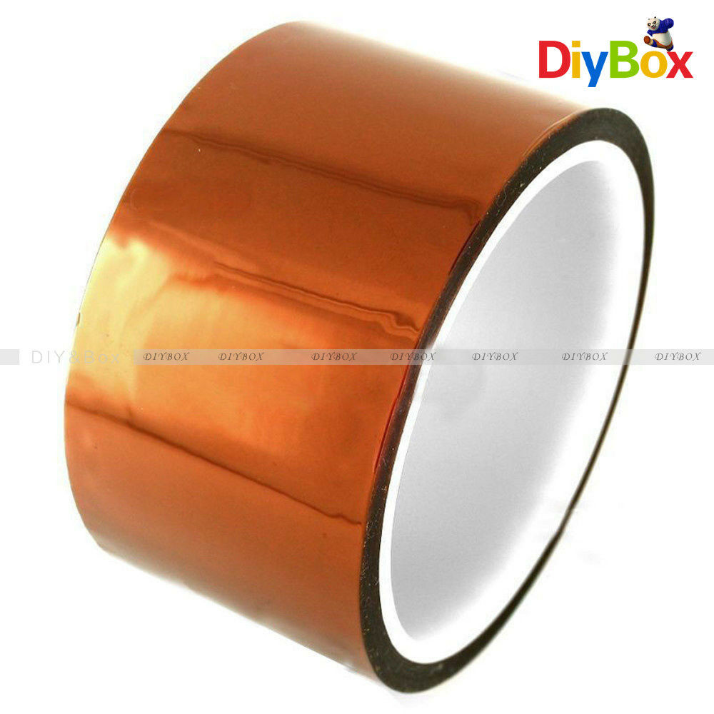 50mm 5cm x 30M Tape Sticky High Temperature Heat Resistant Polyimide