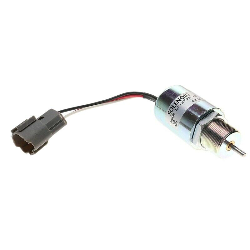 2X(SA-3725-12 30A87-00040 Fuel Shut Off Solenoid for Mitsubishi L2E L3E S3LF1F7)