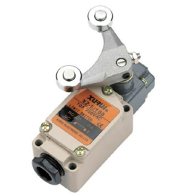 (1) XZ-5/105 NO+NC Micro Limit Switch SPDT Double Roller Arm Type 10A 250VAC