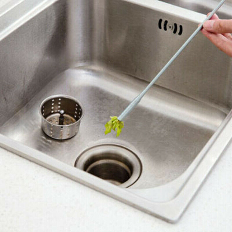 1pc Kitchen Sink Cleaning Hook Sewer Dredging Spring Pipe Hair Dredging T.l8