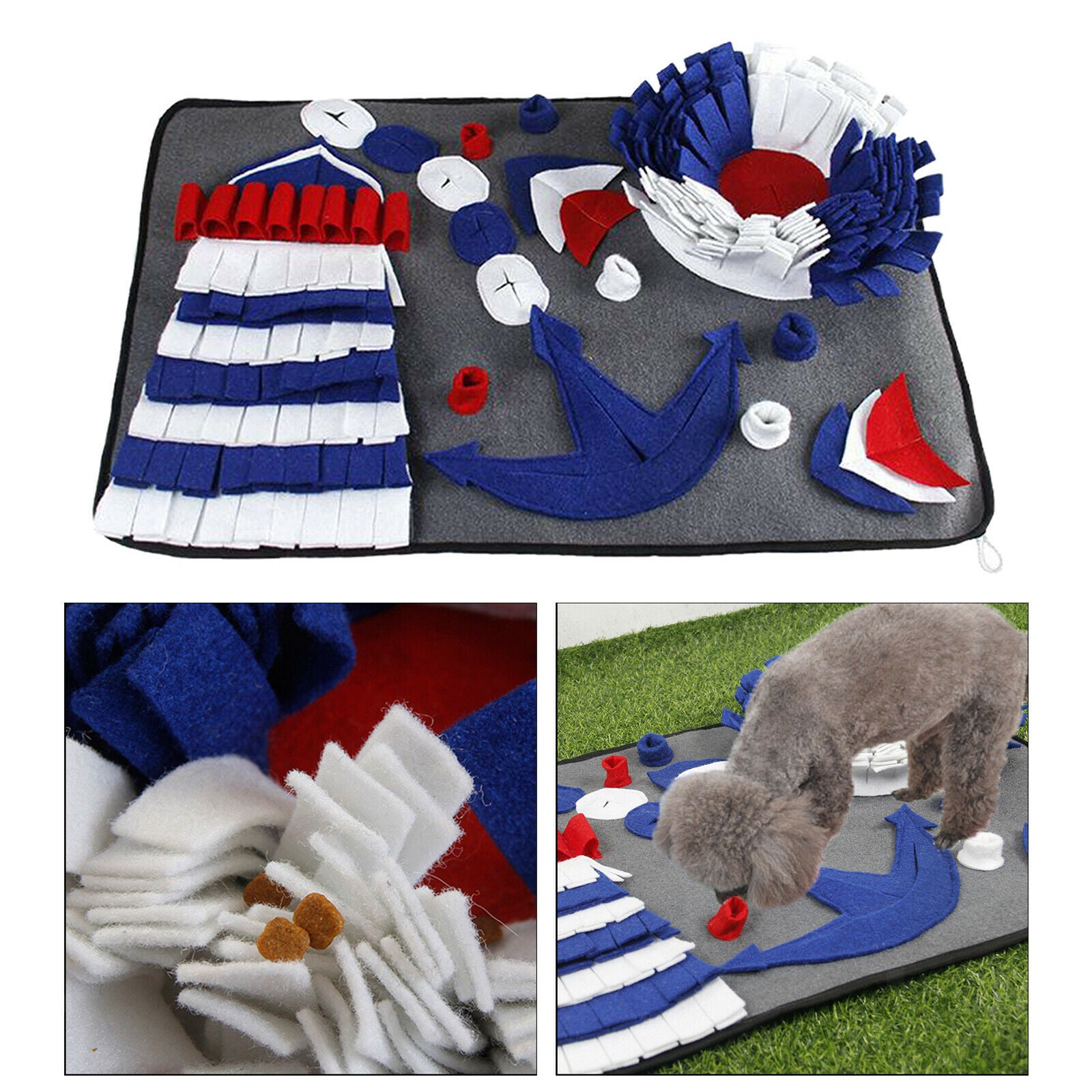 Pet Dog Snuffle Mat Slow Feeding for Small Large Dogs Supplies Toys Portable