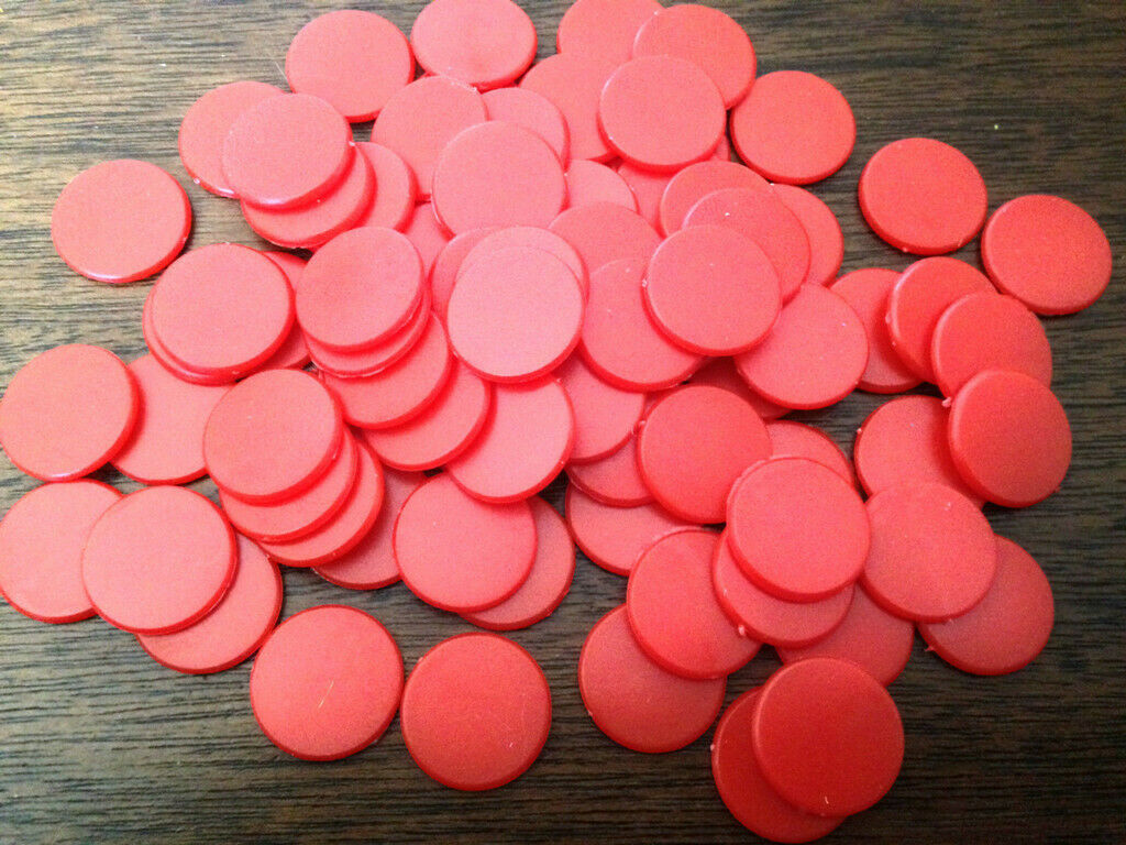 400pcs Assorted Round Board Game Counters Winks Numeracy Teaching Chips
