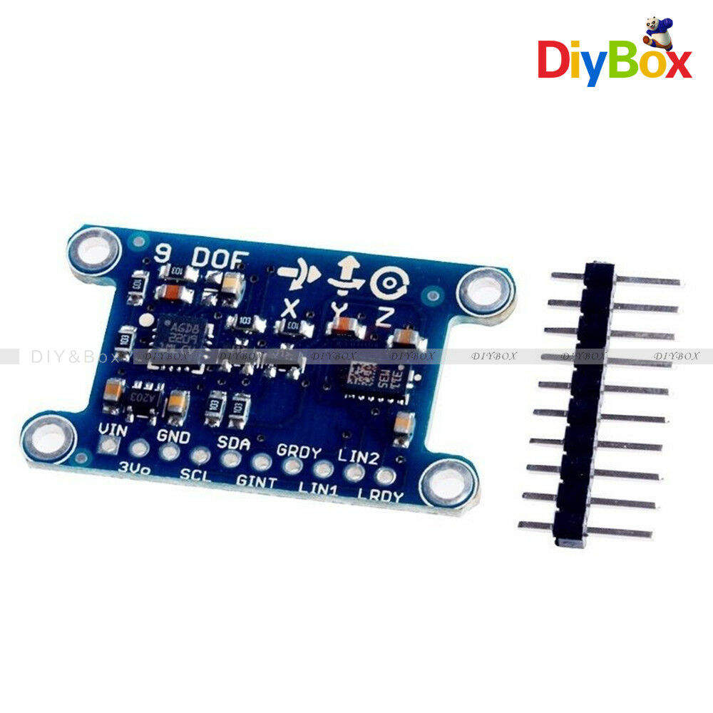 9 Axis IMU L3GD20 LSM303D Module 9DOF Compass Acceleration Gyroscope for Arduino