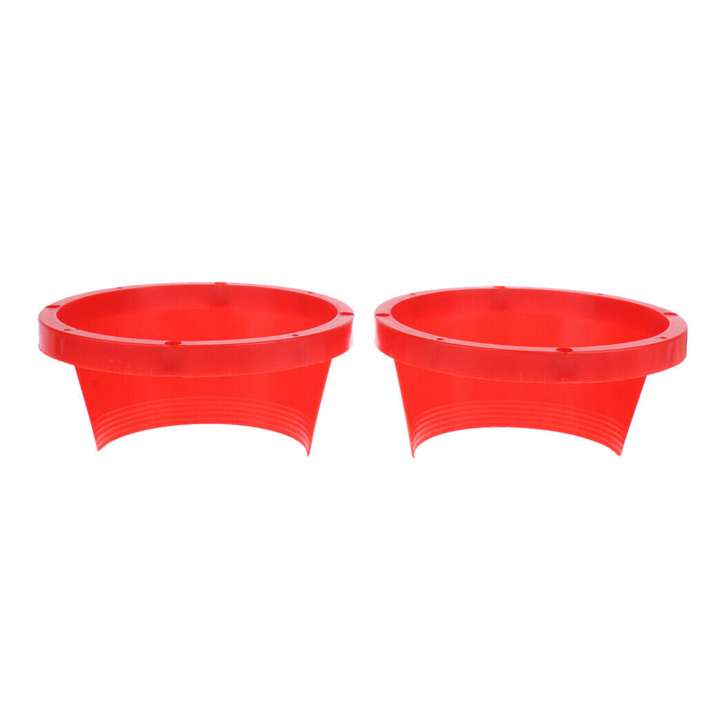 2X 2 Pieces Waterproof 6.5 Inch Slide Speaker Spacer   For Car Accessories