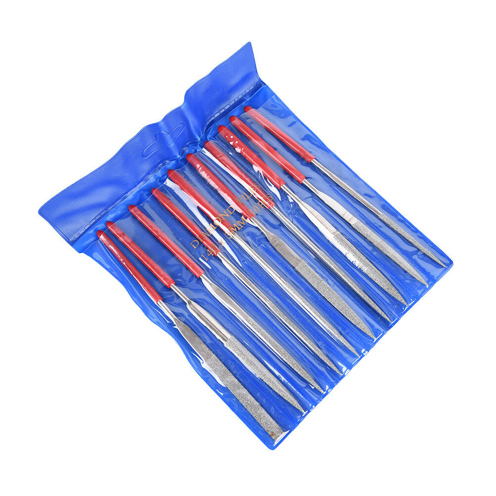 10x guitar file fret nut saddle slot grinding set luthier repair burnish tool Kt