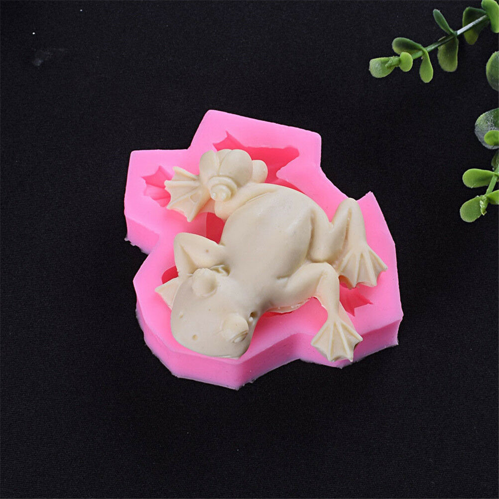 frog silicone fondant mold diy cake chocolate candy bakeware tools BDAU