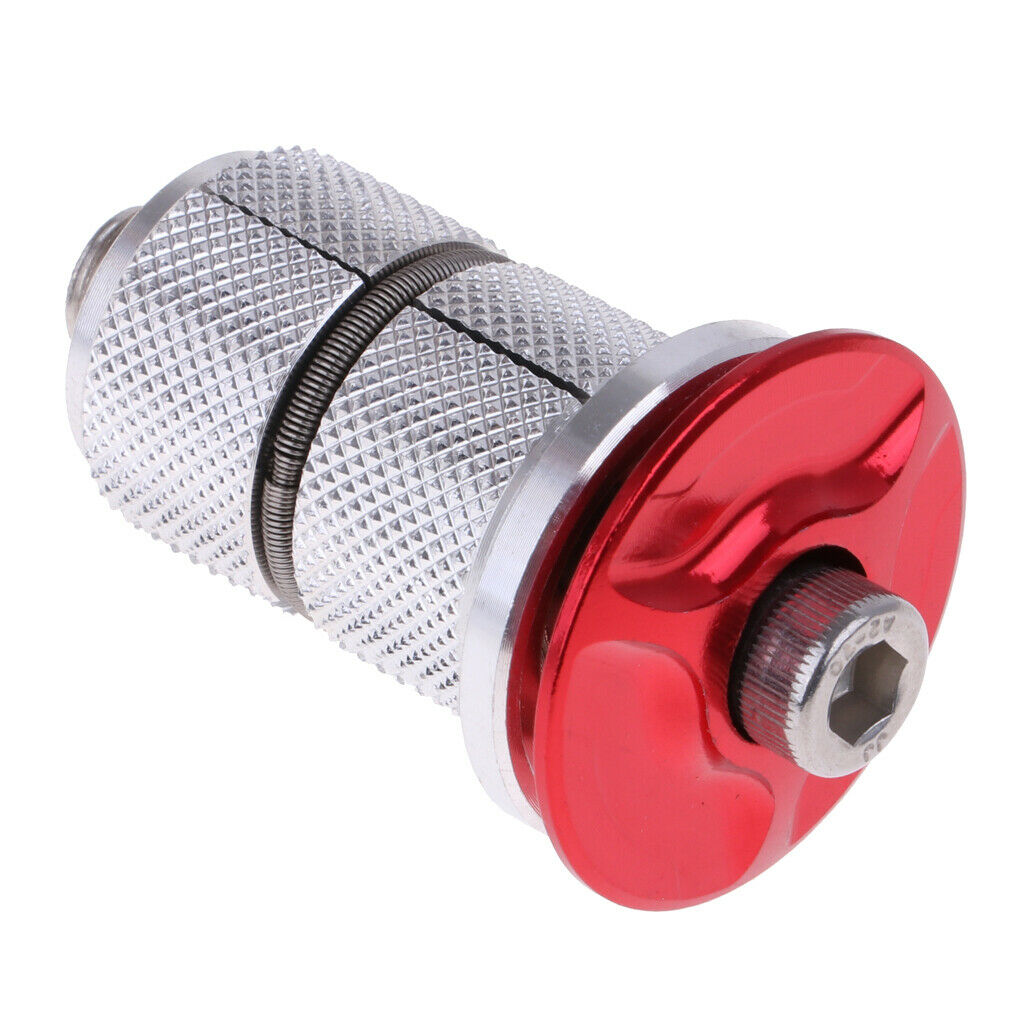 Bike Bicycle Headset Key Expander Compression Plug Star Nut Bolt 1-1/8 inch Red
