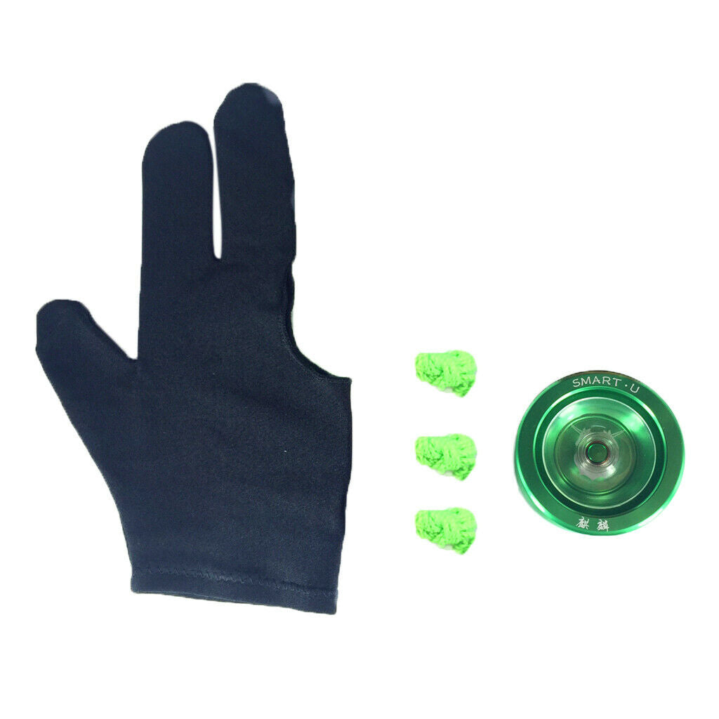 New Professional YoYo Ball Bearing String Trick Alloy Kids Toys Green Outdoor