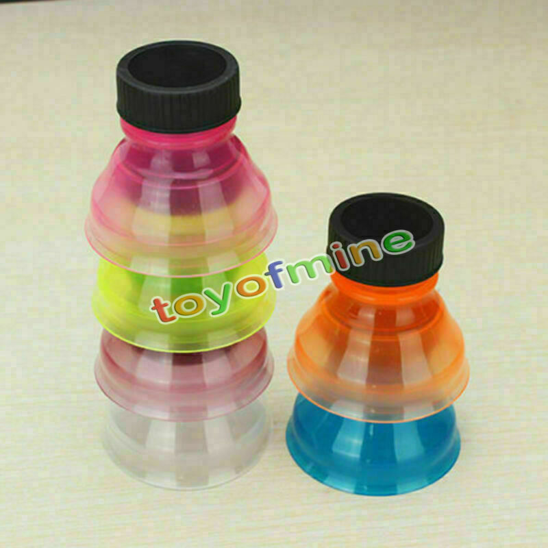6Pcs Washable Reusable Drinks Can Convert Bottles Caps Soda Savers Keeper Tool